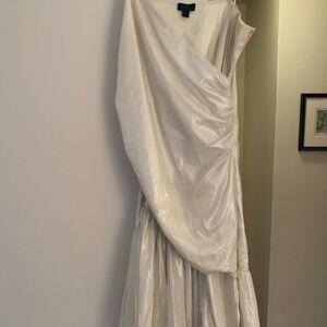 NBD Silver White Dress XS
